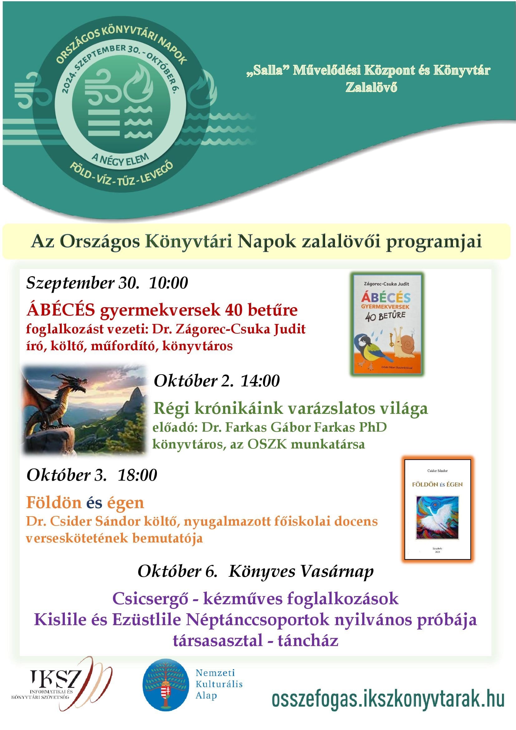 Az Országos Könyvtári Napok zalalövői programjai
