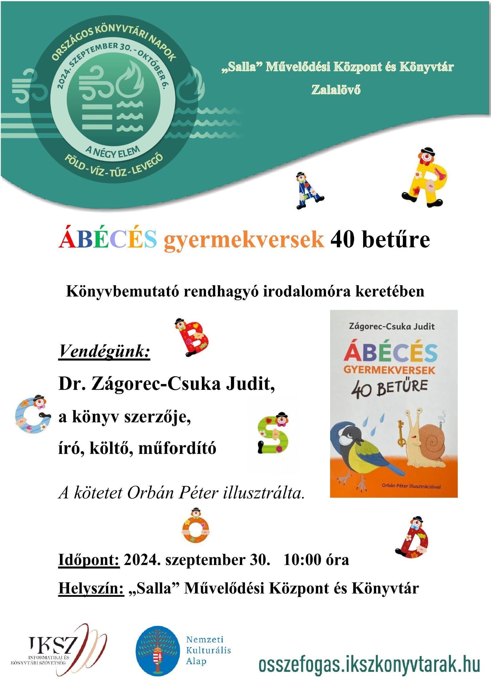 ÁBÉCÉS gyermekversek 40 betűre