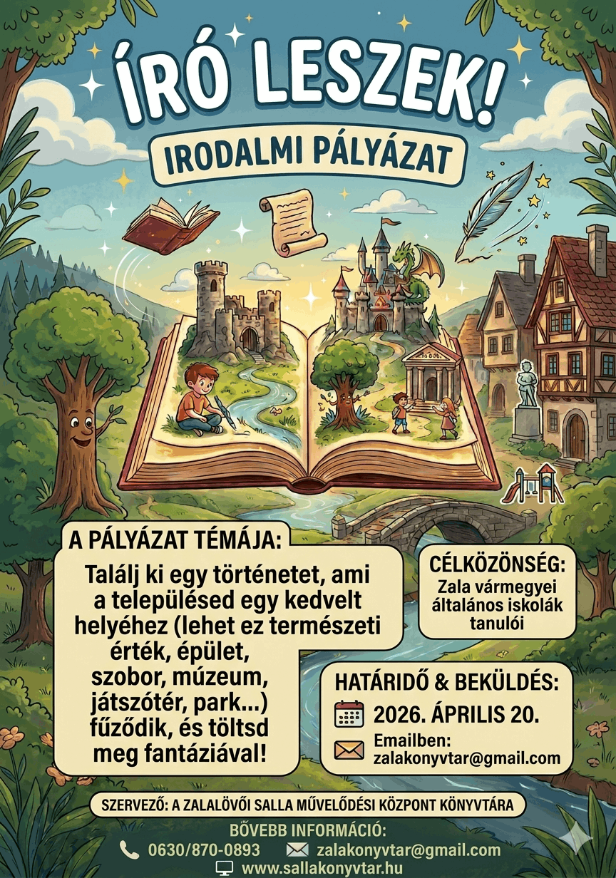 Író leszek! Irodalmi pályázat